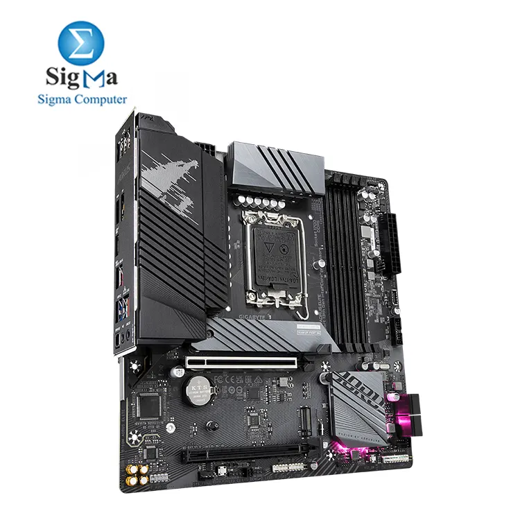 GIGABYTE B760M AORUS ELITE  mATX  LGA1700  DDR5 up to 7800MHz  2  M.2 PCIe 4.0  4  SATA  2.5Gb LAN  HDMI DP  USB-C Gen2x2