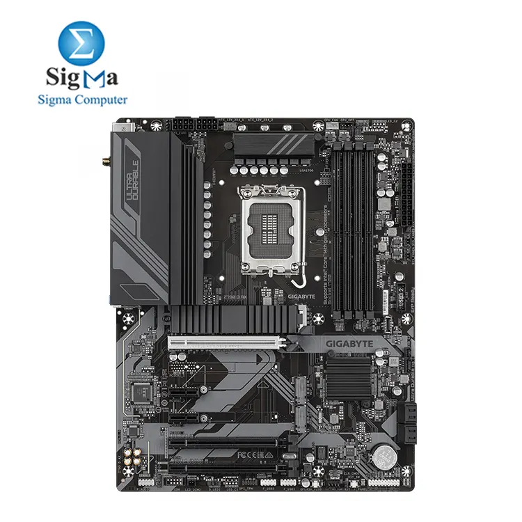 GIGABYTE Z790 D AX     ATX  LGA1700  DDR5 7600 O.C.   3   M.2 PCIe 4.0  PCIe 5.0 x16  Wi-Fi 6E  2.5GbE  USB-C  HDMI  Q-Flash Plus