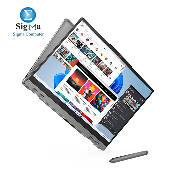 Lenovo IdeaPad 5 2-in-1 14IRU9 83DT008YED Intel Core 7 150U - Integrated Intel Graphics - 16GB LPDDR5x - 512GB SSD - 14-Inch WUXGA IPS Touchscreen - Windows 11