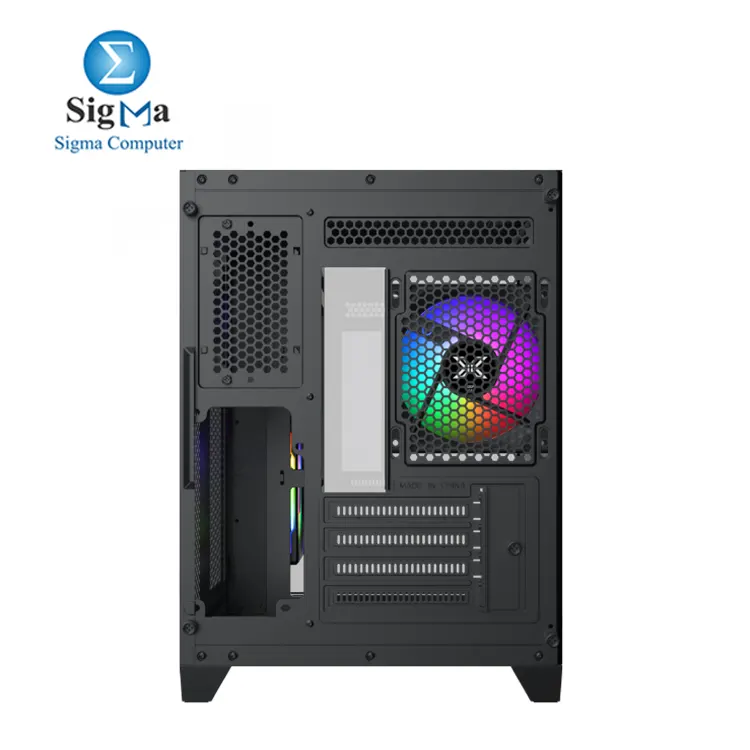 Xigmatek Pano M Nano 3GF M-ATX Case  330mm GPU  158mm CPU Cooler  165mm PSU  240mm Radiator  Top MB   Up to 7 Fans  3 Drive Bays  USB 3.0 x1  Curved Tempered Glass  Dust Filters  Steel Build.