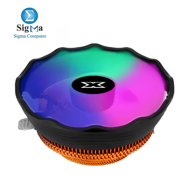 Xigmatek Apache Plus 120mm RGB CPU cooler 1500 RPM 46 CFM airflow 21.8 dBA 70mm low-profile aluminum build Xigmatek Apache Plus 120mm RGB CPU cooler 1500 RPM 46 CFM airflow 21.8 dBA 70mm low-profile aluminum build