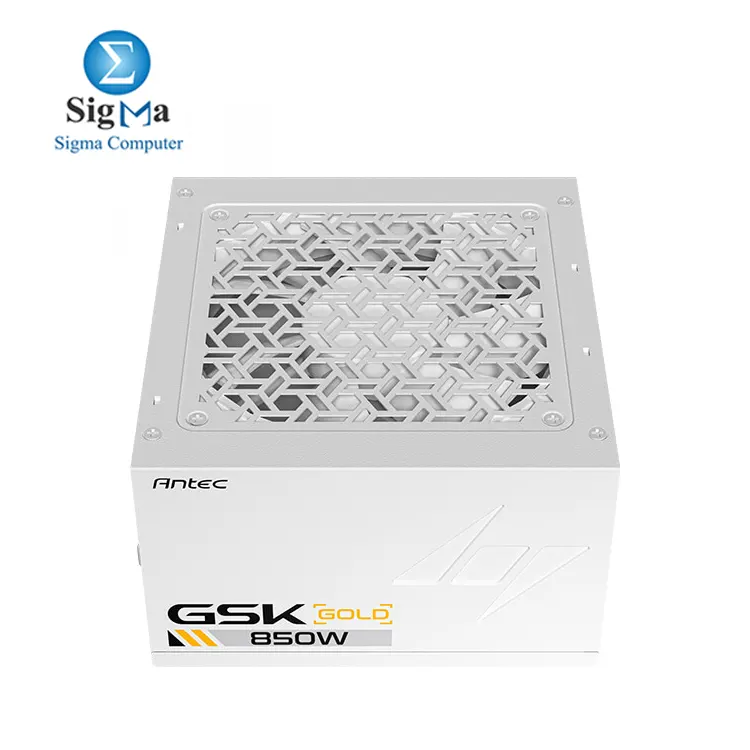 Antec GSK850 ATX3.1 White     850W Full Modular  80 PLUS Gold  ATX 3.1  120mm Silent Fan  PCIe 5.1  12VHPWR 