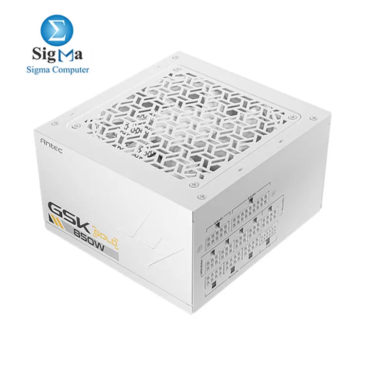 Antec GSK850 ATX3.1 White     850W Full Modular  80 PLUS Gold  ATX 3.1  120mm Silent Fan  PCIe 5.1  12VHPWR 