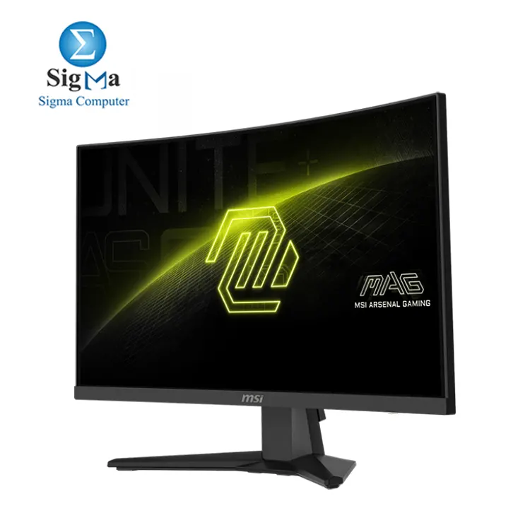 MSI MAG 244C – 23.6-Inch FHD 180Hz VA curved monitor, 1ms (MPRT), Adaptive-Sync, HDR Ready, 250 nits, 105% sRGB, HDMI & DP.